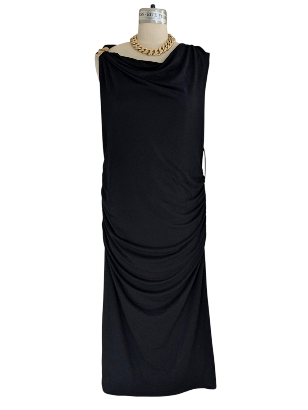 Donna Karan Sleeveless Midi Cocktail Dress Size XL